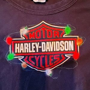 Mile High Christmas ladies short sleeve Harley-Davidson, Black XL